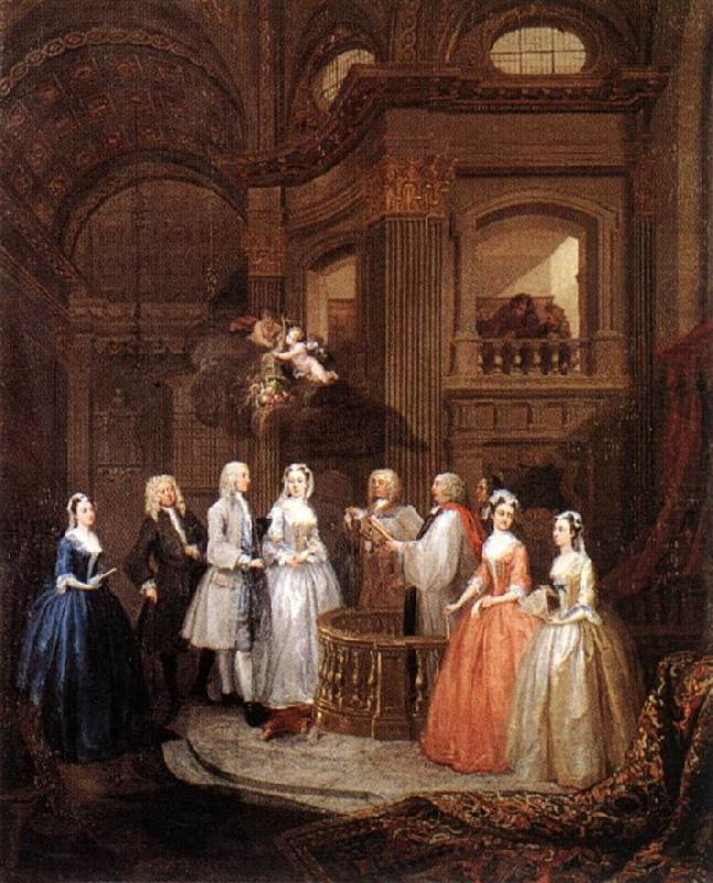 The Marriage of Stephen Beckingham and Mary Cox f, HOGARTH, William